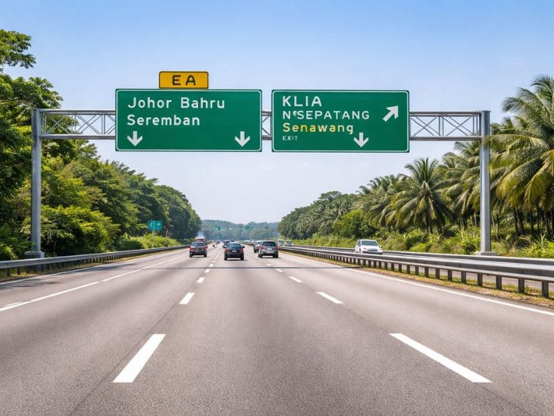 PLUS南北大道南行方向,天气晴朗,路况良好。