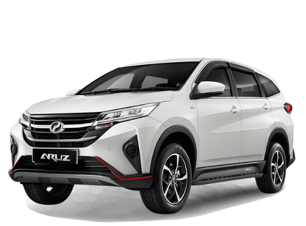 Convenient Car Rental KL Sentral | Stylish White Perodua Aruz, Ideal for City Travel.